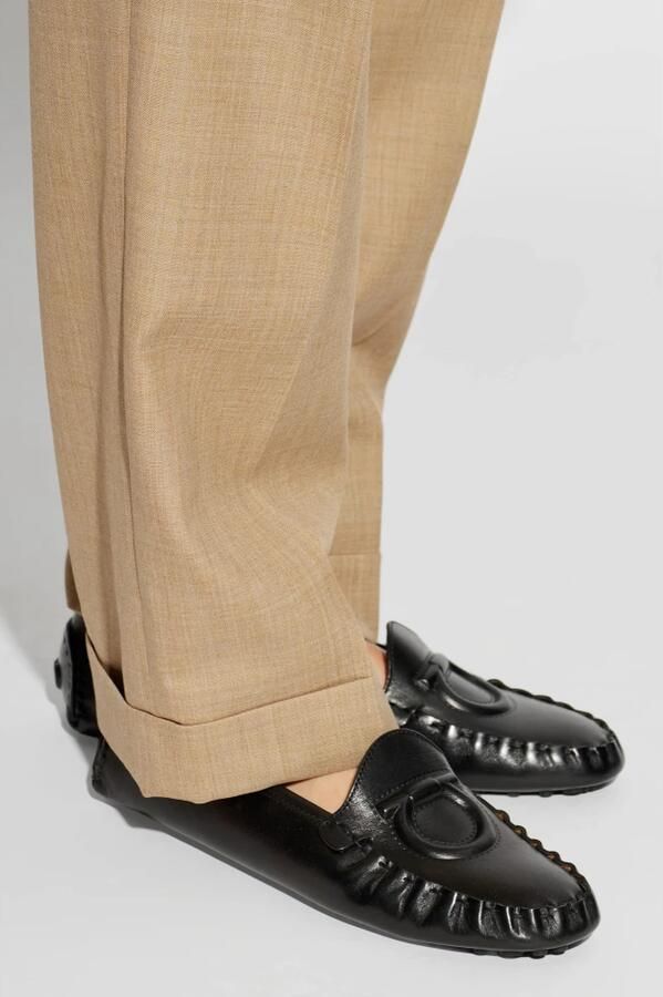 Ferragamo Leren Driving Loafers