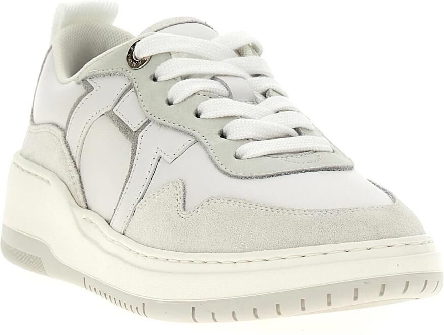Salvatore Ferragamo Low-Top Sneakers 'Dania' Sneakers in wit - Foto 2
