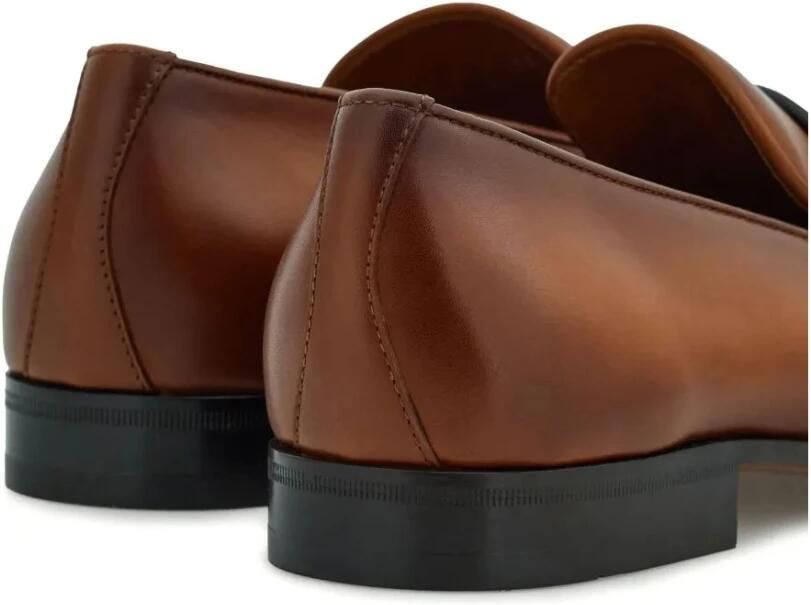 Ferragamo Donker Beige Bonny Mocassin