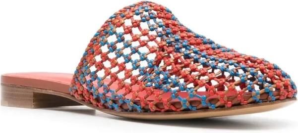 Ferragamo Ellas Mesh Flat Sandals