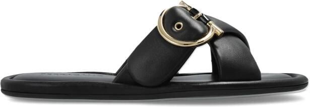 Ferragamo Elyzia Leren Slippers