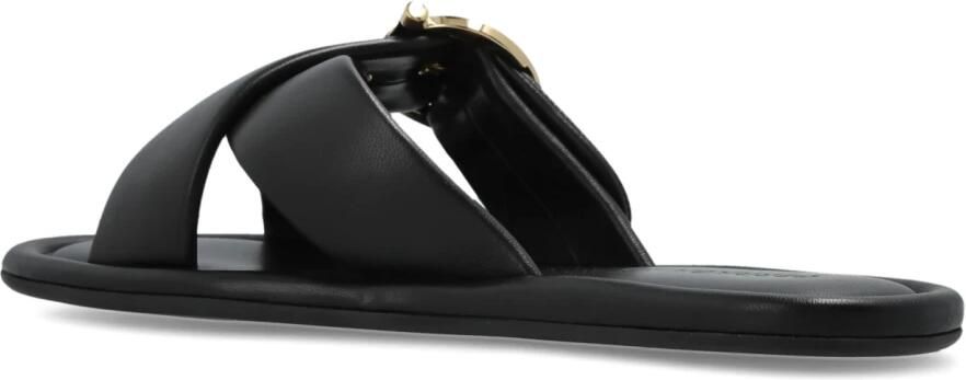 Ferragamo Elyzia Leren Slippers - Foto 6
