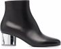 Ferragamo Enkellaarsjes met Blokhak - Thumbnail 1