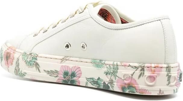 Ferragamo Floral-Trim Low-Top Sneakers - Foto 2