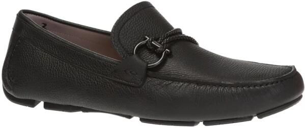 Salvatore Ferragamo Italiaanse Leren Loafers Black Heren - Foto 9