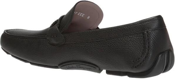 Salvatore Ferragamo Italiaanse Leren Loafers Black Heren - Foto 8