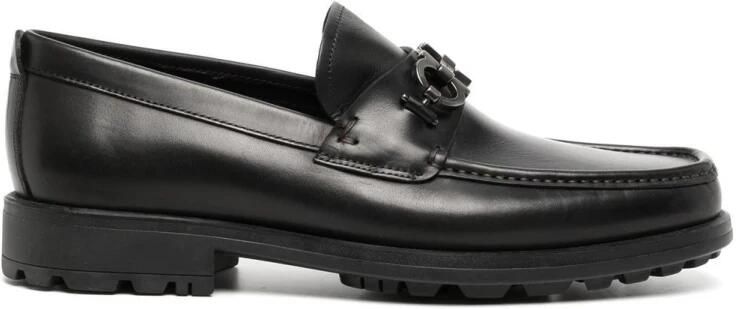 Ferragamo Gancini Buckle Flat Shoes