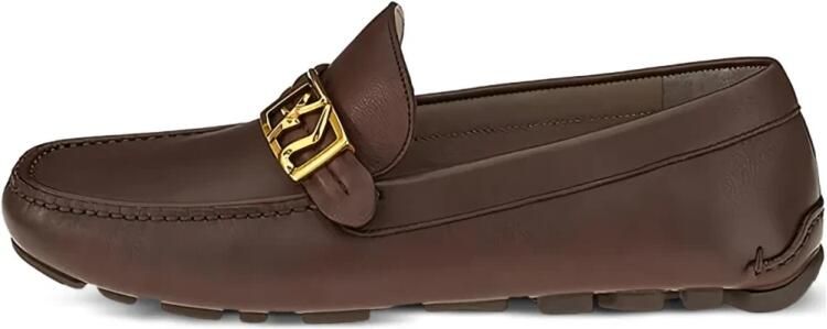 Ferragamo Gancini-Buckle Leren Loafers