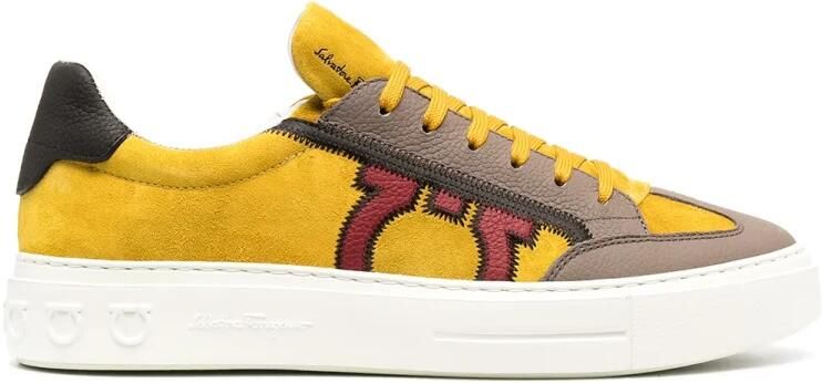 Ferragamo Gancini Colour-Block Sneakers
