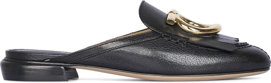 Ferragamo Gancini Fringed Mule