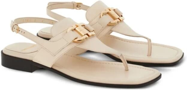 Salvatore Ferragamo Lula sandalen Beige Dames - Foto 2