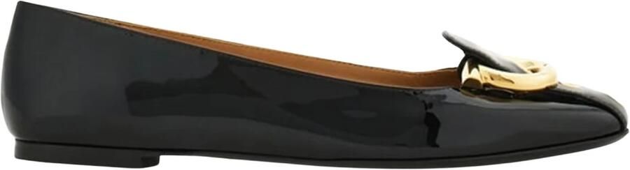 Ferragamo Gancini-gespsleren ballerina's