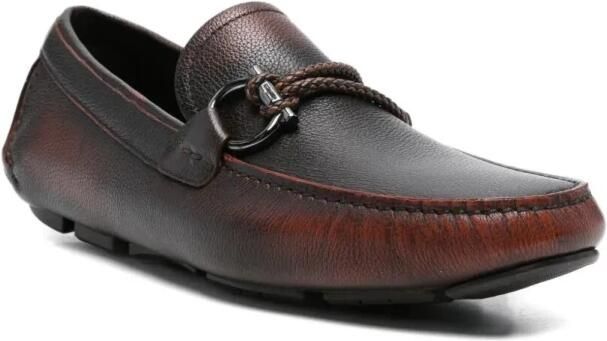 Ferragamo Gancini Hardware Loafers - Foto 3