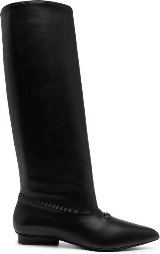 Ferragamo Gancini Hoge Laarzen