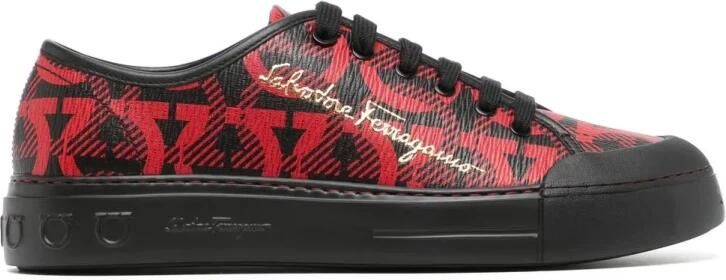 Ferragamo Gancini Logo-Top Sneakers - Foto 2