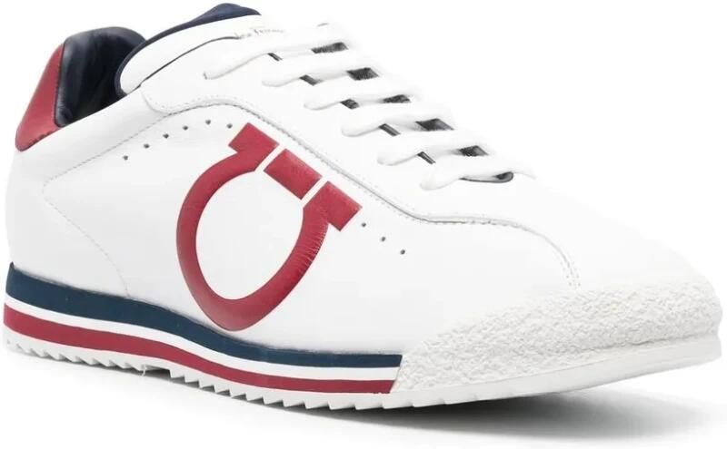 Ferragamo Gancini Print Low-Top Sneakers - Foto 2