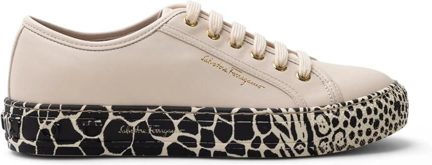 Ferragamo Gancini Sneakers met geprinte zool