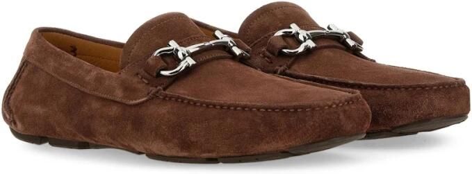 Ferragamo Gancini Suède Loafers - Foto 3