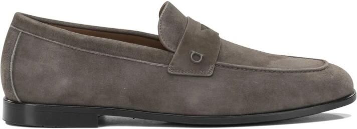 Ferragamo Gancini Suède Loafers