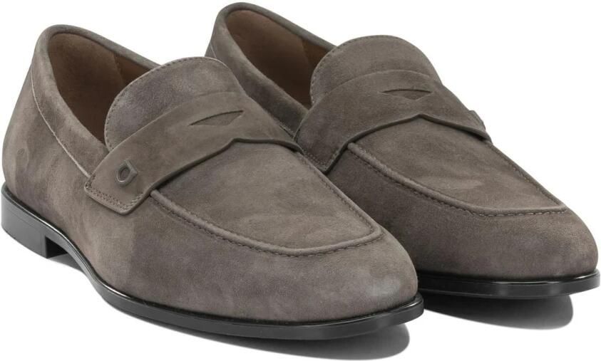 Ferragamo Gancini Suède Loafers - Foto 3