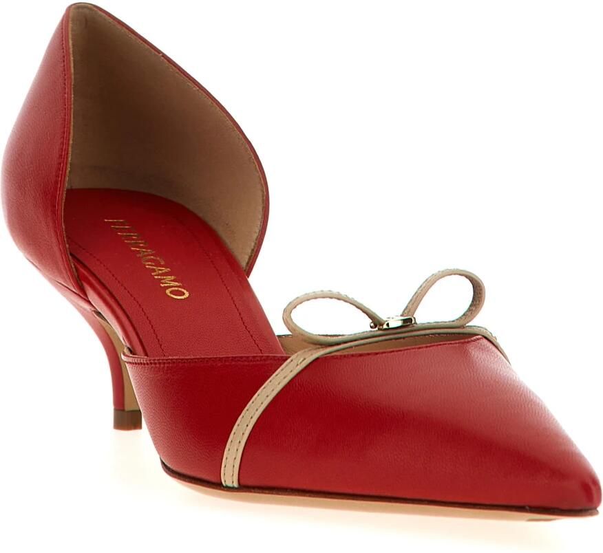 Salvatore Ferragamo Hoge hakken 'Gyoia' Pumps in rood - Foto 2