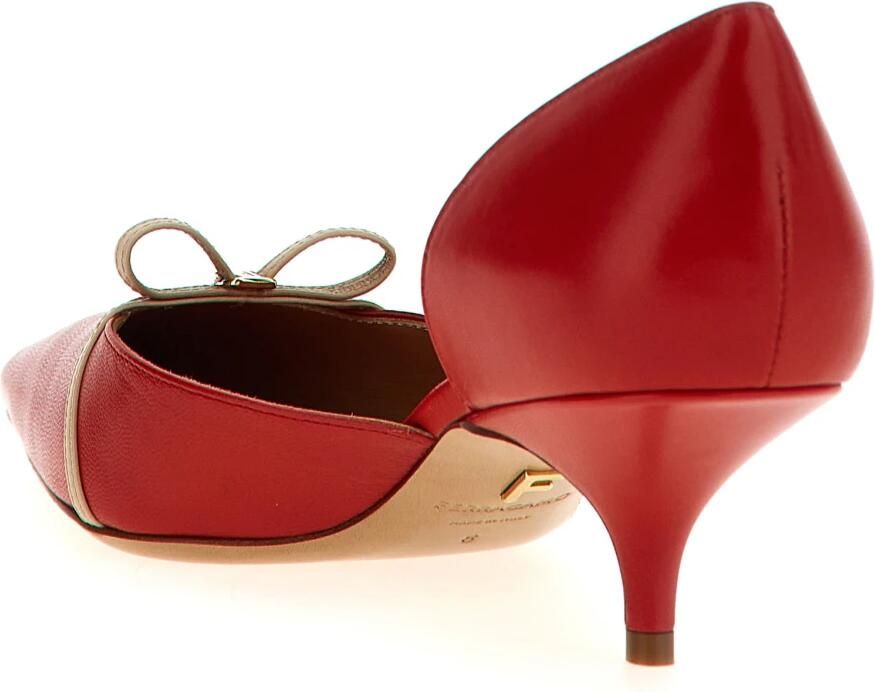 Salvatore Ferragamo Hoge hakken 'Gyoia' Pumps in rood - Foto 3