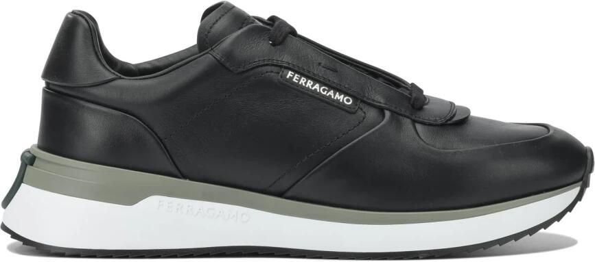 Ferragamo Heren Schoenen Sneakers Zwart Aw25