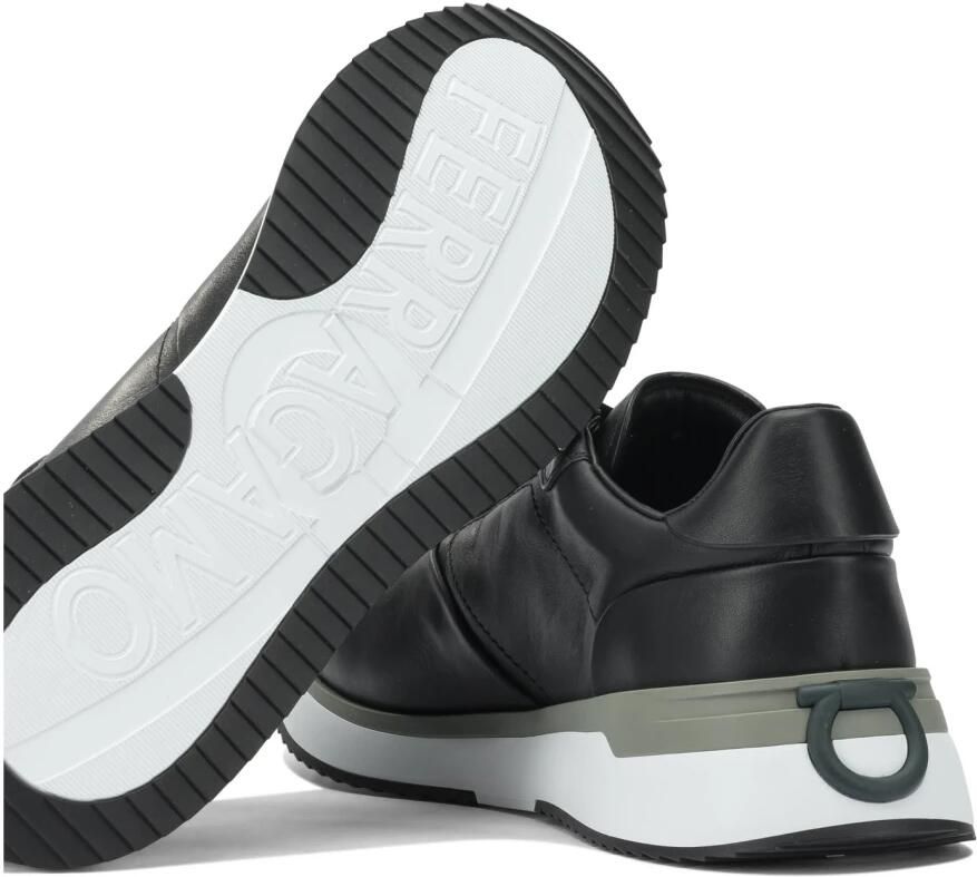 Ferragamo Heren Schoenen Sneakers Zwart Aw25
