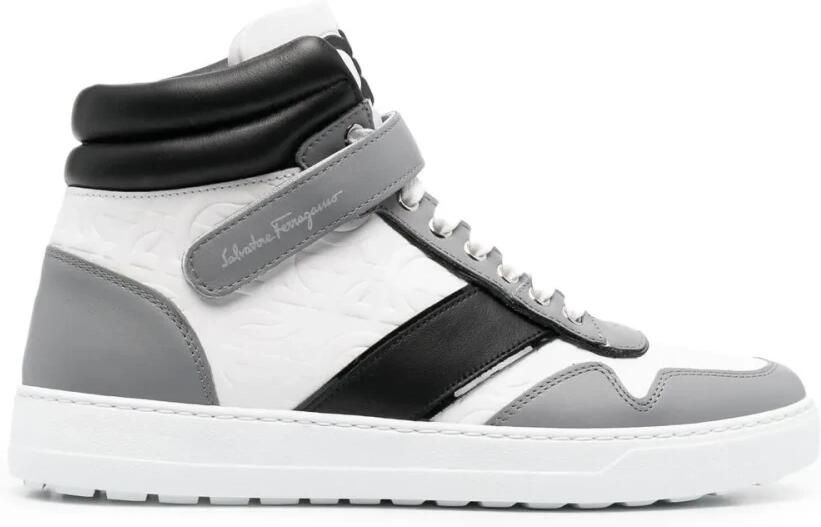 Ferragamo Hi-top sneakers met logo-print - Foto 2