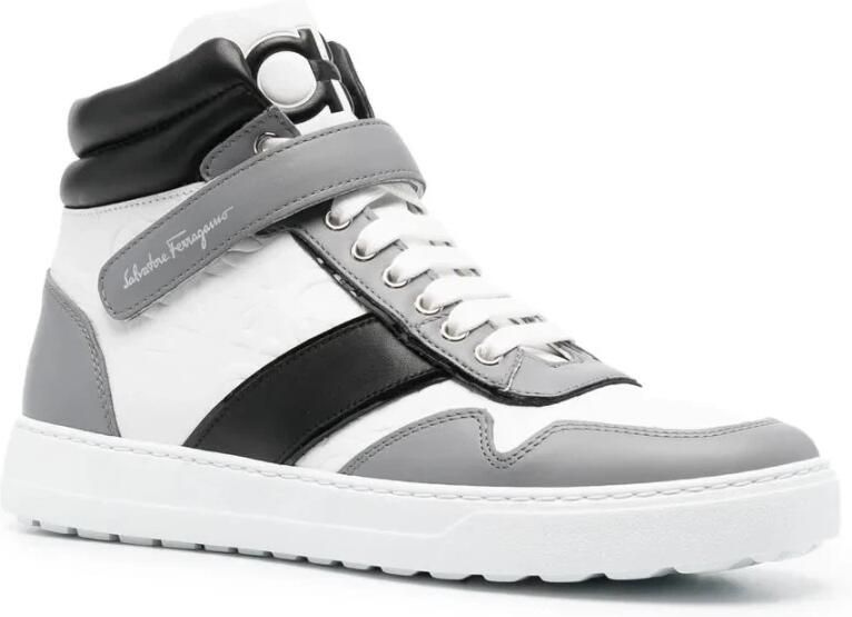 Ferragamo Hi-top sneakers met logo-print