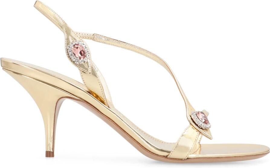 Ferragamo Laminated Leather Sandals