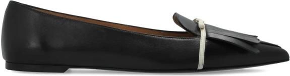 Ferragamo Leren Ballerina Flats