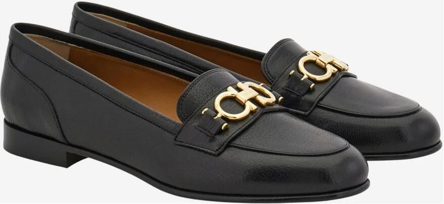 Ferragamo Leren Loafers met Lus - Foto 6