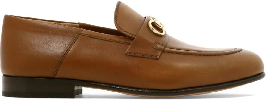 Ferragamo Bruine Leren Sandalen voor Vrouwen