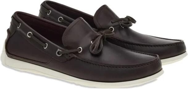 Ferragamo Leren Veterschoenen