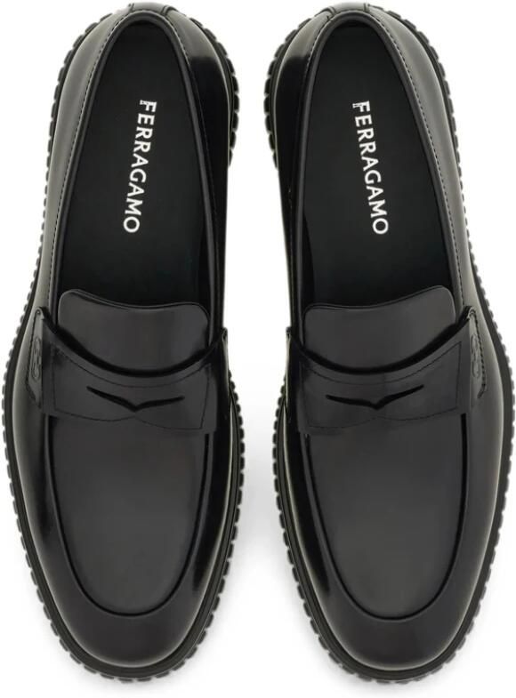 Ferragamo Loafer met ronde neus - Foto 2