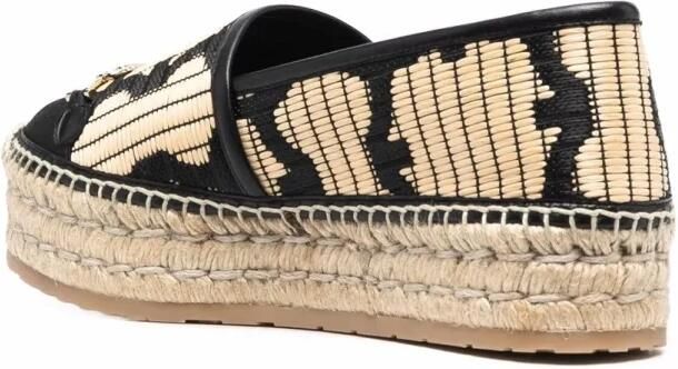 Ferragamo Logo Geborduurde Espadrilles