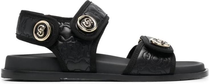 Ferragamo Logo-Plaque Detail Sandalen