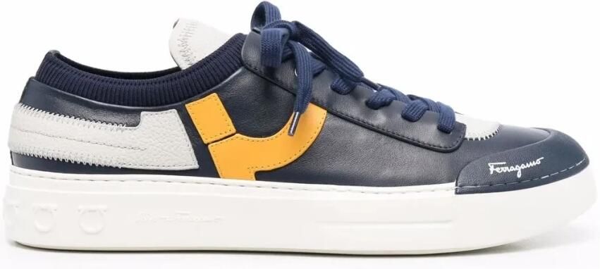 Ferragamo Logo-Print Vetersneakers