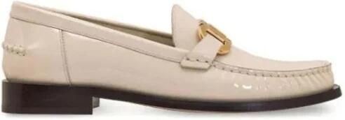 Ferragamo Maryan lakleren instaploafers met goudkleurige logo-hardware