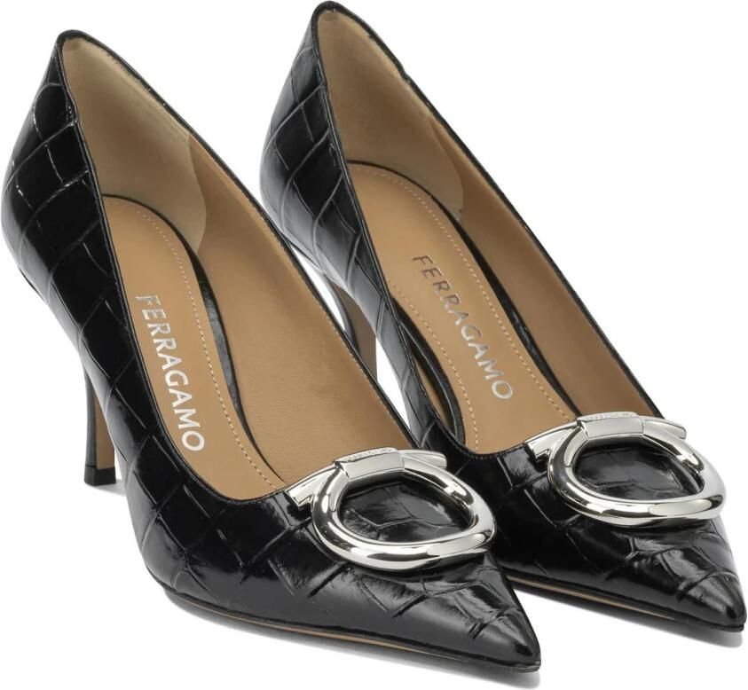 Ferragamo Maxi Gancini 70mm Pumps - Foto 3