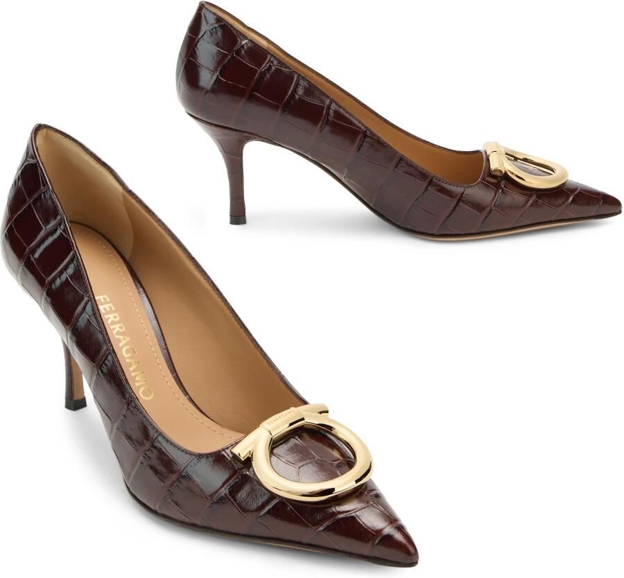 Ferragamo Décolleté Maxi Gancini - Foto 2