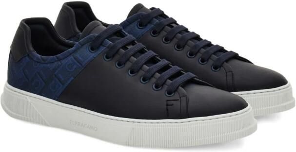 Ferragamo Monogram Panel Low-top Sneakers - Foto 5