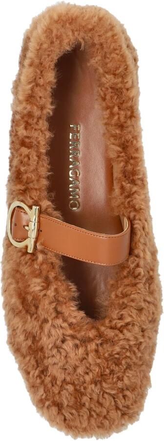 Ferragamo Nena Fur Ballerina's