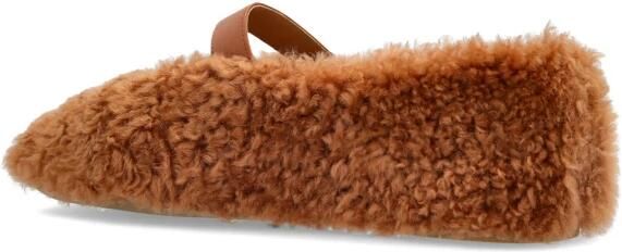 Ferragamo Nena Fur Ballerina's - Foto 5