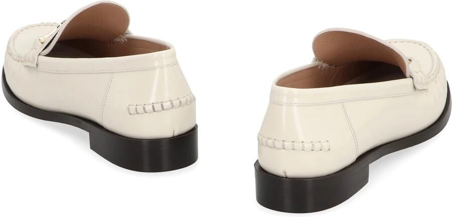 Salvatore Ferragamo Vara Leren Loafers met Horsebit Detail Beige Dames - Foto 1