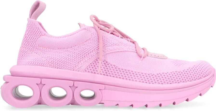 Ferragamo Nima Fabric Low-Top Sneakers