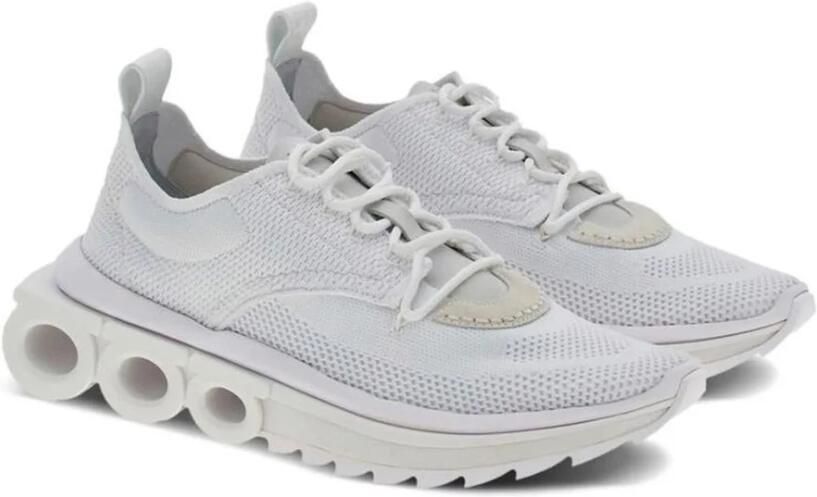 Ferragamo Running Sneakers met Mesh en Leren Inzetstukken - Foto 3