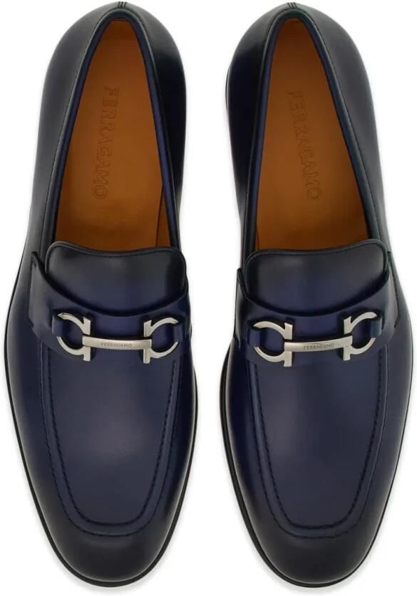 Salvatore Ferragamo Midnight Foster Loafers Black Heren