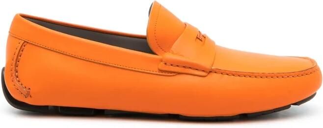 Ferragamo Penny-Slot Leren Driving Loafers